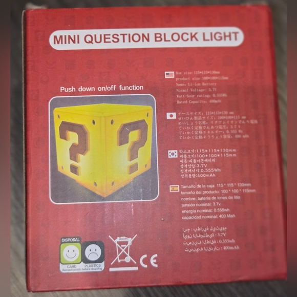 Mini Question Block Light - Picture 3 of 3